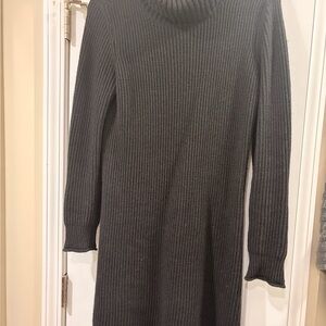 Women's Cabi (M) brown/black Ribbed Sweater Dress